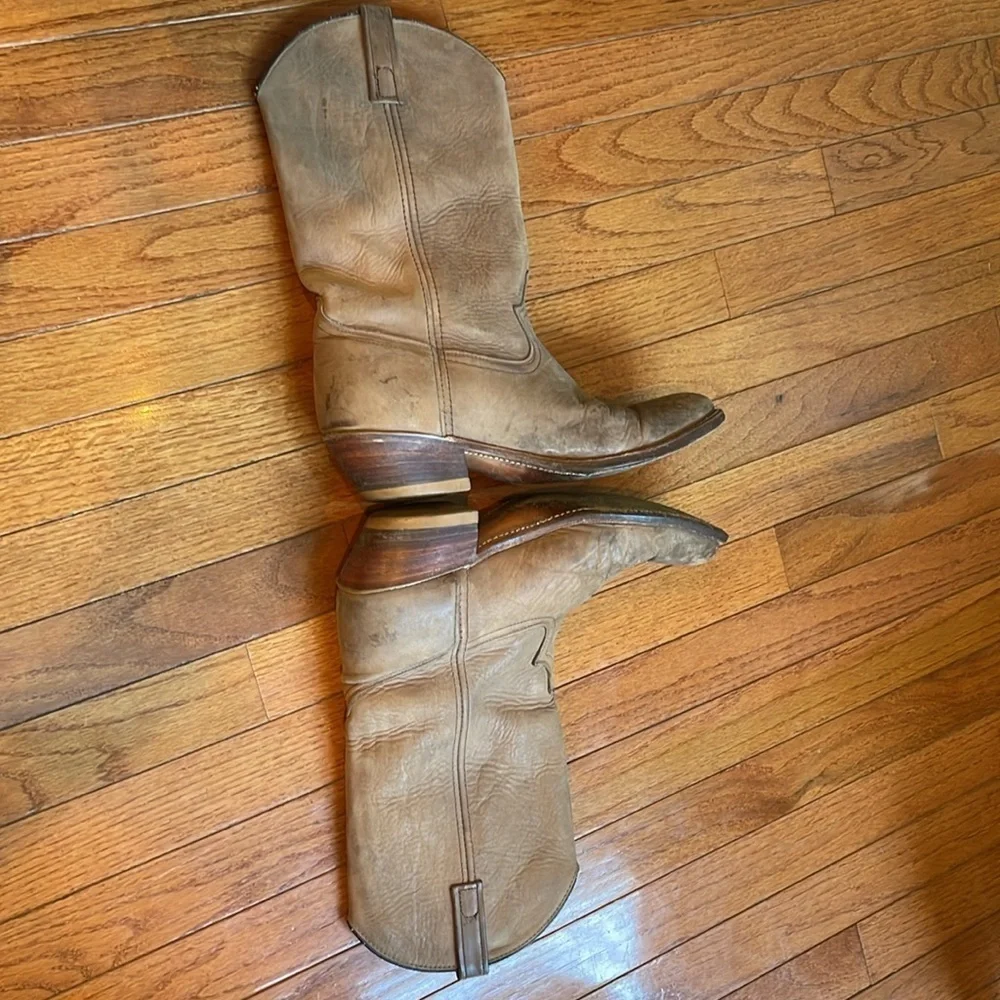 🫑Dingo tan western boots